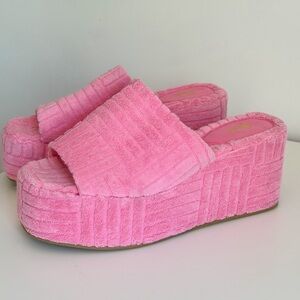 Pink Platform Sandals